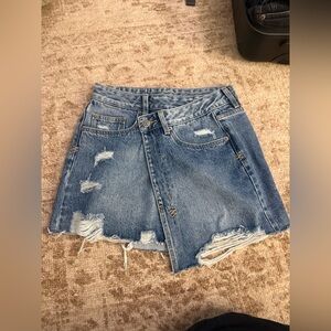 Ksubi Denim Wrap Skirt